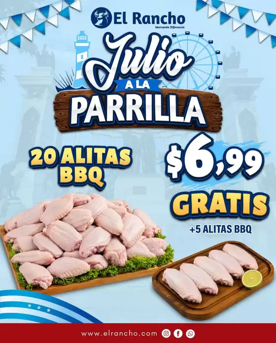 Catálogo Supermercado El Rancho | Julio a la parrilla  | 2026-07-29T00:00:00.000Z - 2026-07-31T00:00:00.000Z