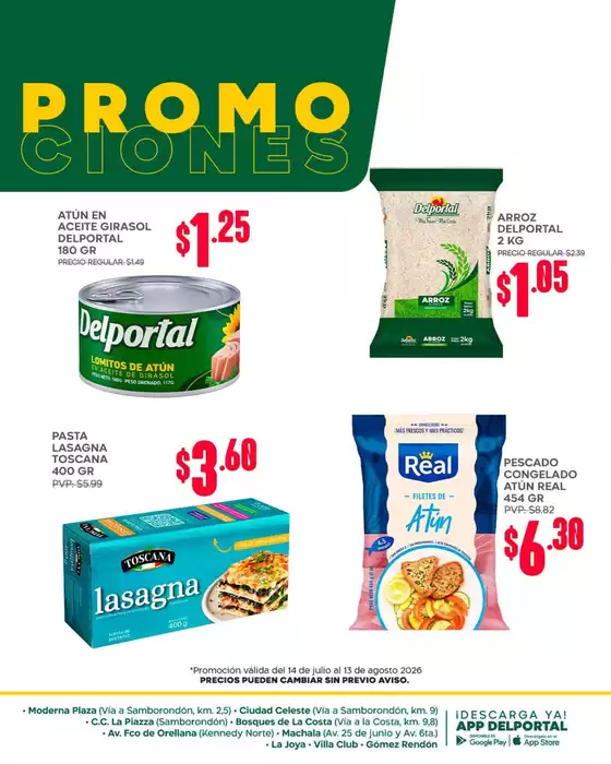 Catálogo Supermercados Delportal | Promociones  | 2026-07-29T00:00:00.000Z - 2026-08-13T00:00:00.000Z