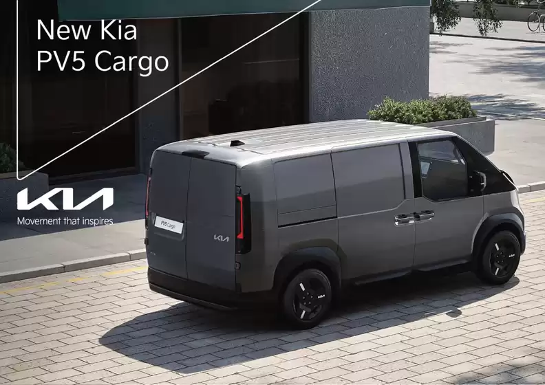 Catálogo Kia | PV5 Cargo | 2026-07-29T00:00:00.000Z - 2026-08-12T00:00:00.000Z
