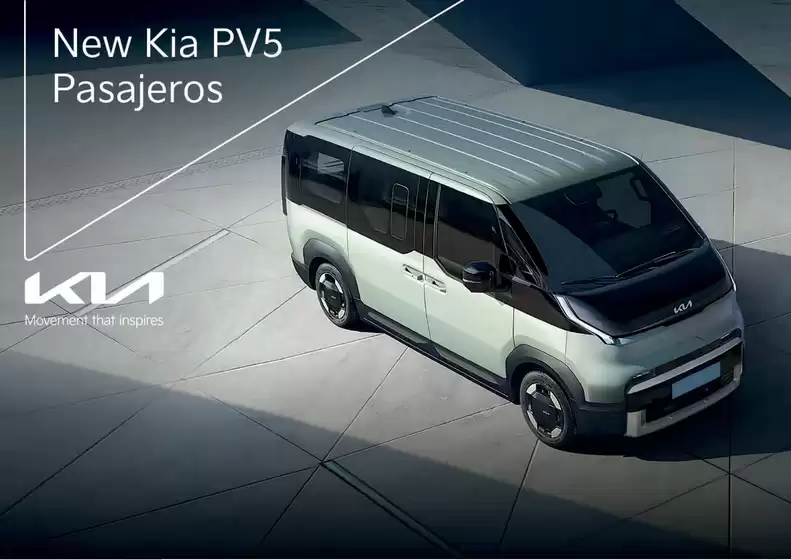 Catálogo Kia | PV5 Passenger | 2026-07-29T00:00:00.000Z - 2026-08-12T00:00:00.000Z