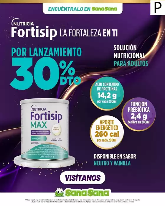 Catálogo Farmacias SanaSana | Ofertas principales para todos los clientes | 2026-07-29T00:00:00.000Z - 2026-08-31T00:00:00.000Z