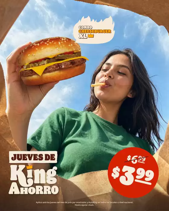 Catálogo Burger King en Quito | King ahorro | 2026-07-30T00:00:00.000Z - 2026-07-30T00:00:00.000Z
