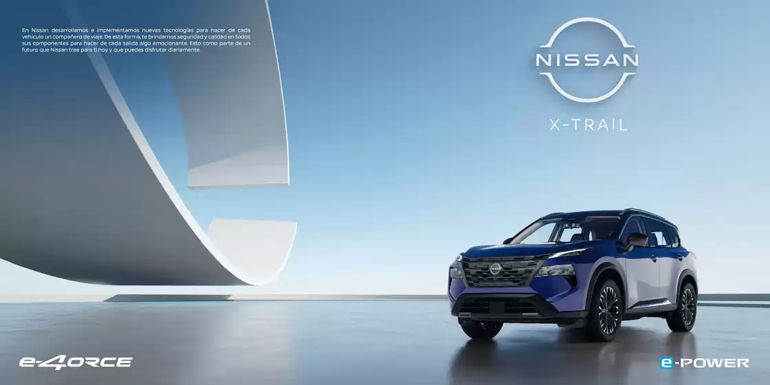 Catálogo Nissan | Nissan 2027 x trail e power catalogo | 2026-07-30T00:00:00.000Z - 2026-08-13T00:00:00.000Z