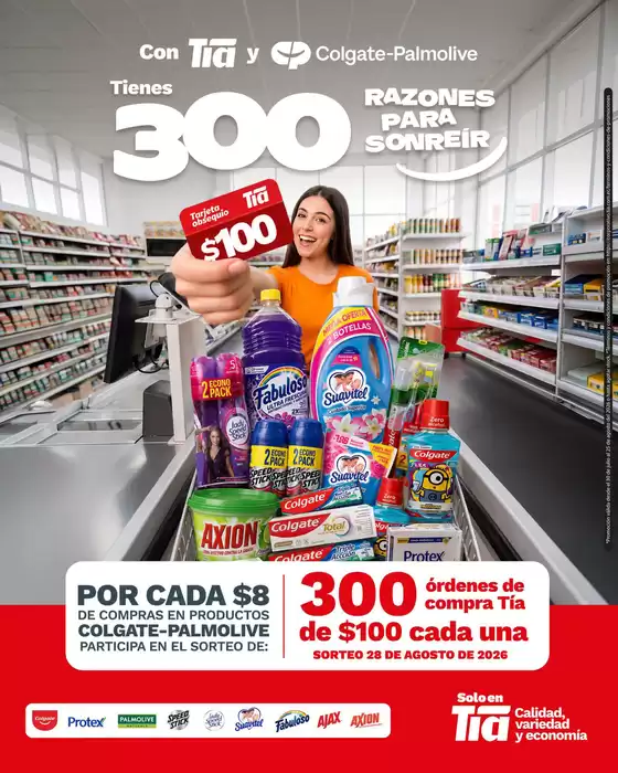 Catálogo Tia en Santa Rosa | Tienes 300 razones para sonreir | 2026-07-31T00:00:00.000Z - 2026-08-28T00:00:00.000Z