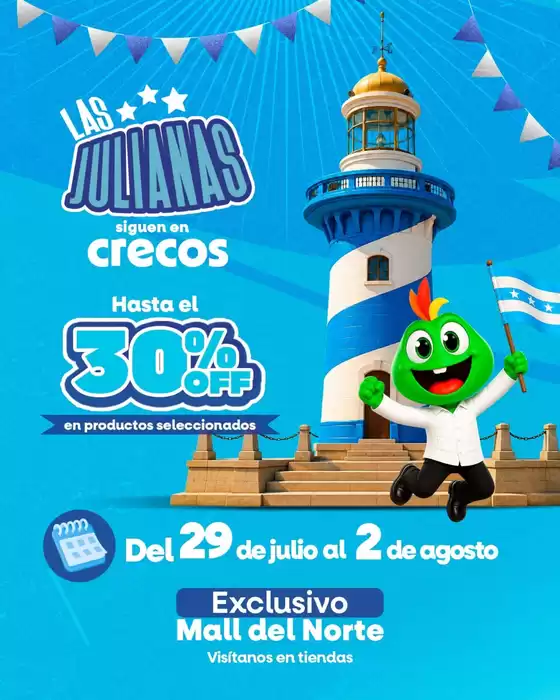 Catálogo Crecos | Las julianas | 2026-07-31T00:00:00.000Z - 2026-08-02T00:00:00.000Z