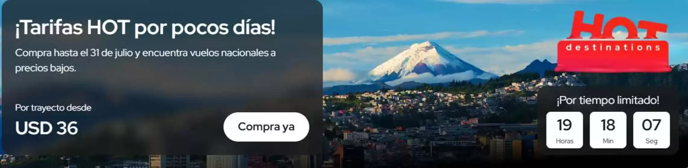 Catálogo Avianca | Tarifas hot por pocos dias | 2026-07-31T00:00:00.000Z - 2026-07-31T00:00:00.000Z
