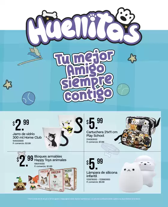 Catálogo Tia | Diptico Huellitas | 2026-07-30T00:00:00.000Z - 2026-08-25T00:00:00.000Z