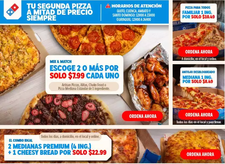 Catálogo Domino's Pizza | Offers  | 2026-08-03T00:00:00.000Z - 2026-08-31T00:00:00.000Z