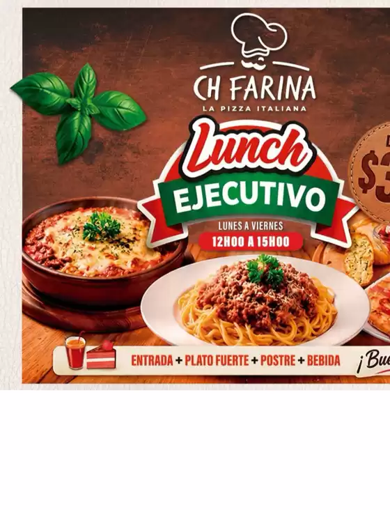 Catálogo Ch Farina | Lunch Ejecutivo  | 2026-08-04T00:00:00.000Z - 2026-08-31T00:00:00.000Z