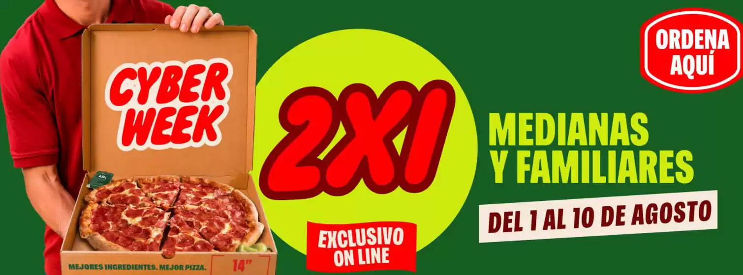 Catálogo Papa John's | Cyber Week | 2026-08-04T00:00:00.000Z - 2026-08-10T00:00:00.000Z
