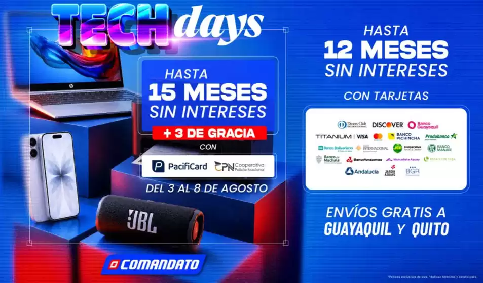 Catálogo Comandato | Tech days | 2026-08-05T00:00:00.000Z - 2026-08-08T00:00:00.000Z