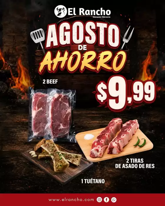 Catálogo Supermercado El Rancho | Agosto de ahorro | 2026-08-05T00:00:00.000Z - 2026-08-31T00:00:00.000Z