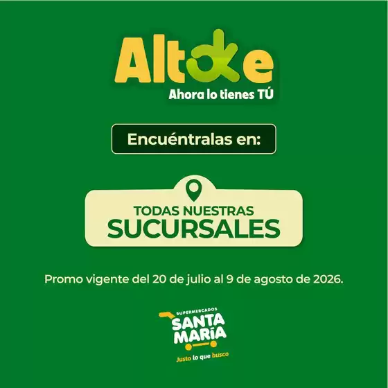 Catálogo Santa Maria | Gangas exclusivas | 2026-07-20T00:00:00.000Z - 2026-08-09T00:00:00.000Z