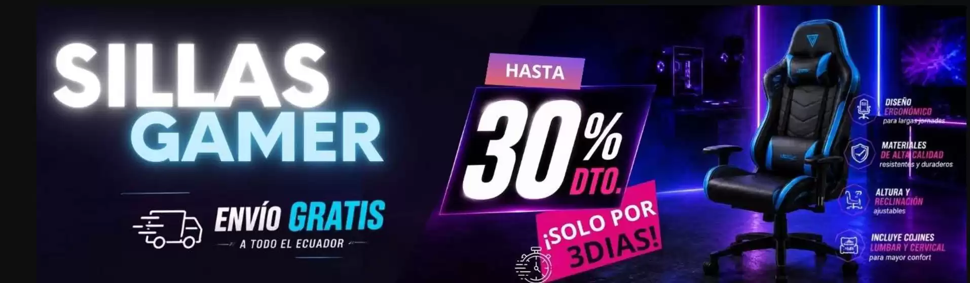 Catálogo Super Paco | Sillas Gamer | 2026-08-07T00:00:00.000Z - 2026-08-09T00:00:00.000Z
