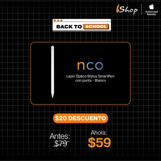 Catálogo iShop en Babahoyo | Back to school | 2026-08-07T00:00:00.000Z - 2026-08-23T00:00:00.000Z