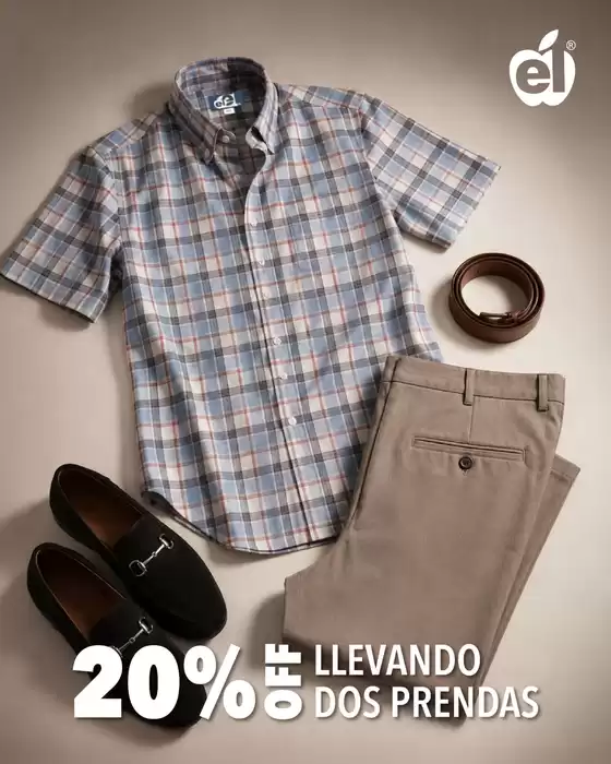 Catálogo Camisas Él | 20% off llevando dos prendas | 2026-08-07T00:00:00.000Z - 2026-08-31T00:00:00.000Z