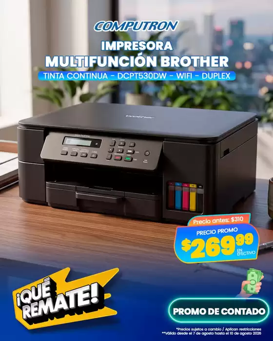 Catálogo Computron | Impresora multifuncion brother | 2026-08-10T00:00:00.000Z - 2026-08-10T00:00:00.000Z