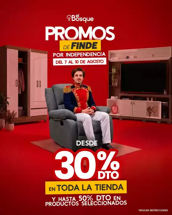 Catálogo Muebles el Bosque | Promo de finde | 2026-08-10T00:00:00.000Z - 2026-08-10T00:00:00.000Z