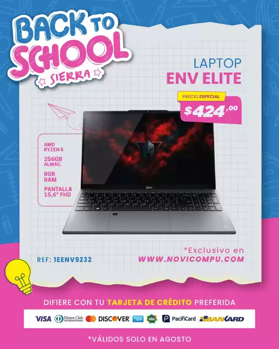 Catálogo Novicompu | Back to school sierra | 2026-08-11T00:00:00.000Z - 2026-08-31T00:00:00.000Z