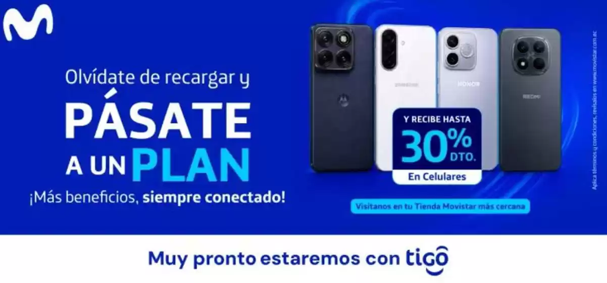 Catálogo Movistar en Cevallos | Pasate a un plan | 2026-08-12T00:00:00.000Z - 2026-09-12T00:00:00.000Z
