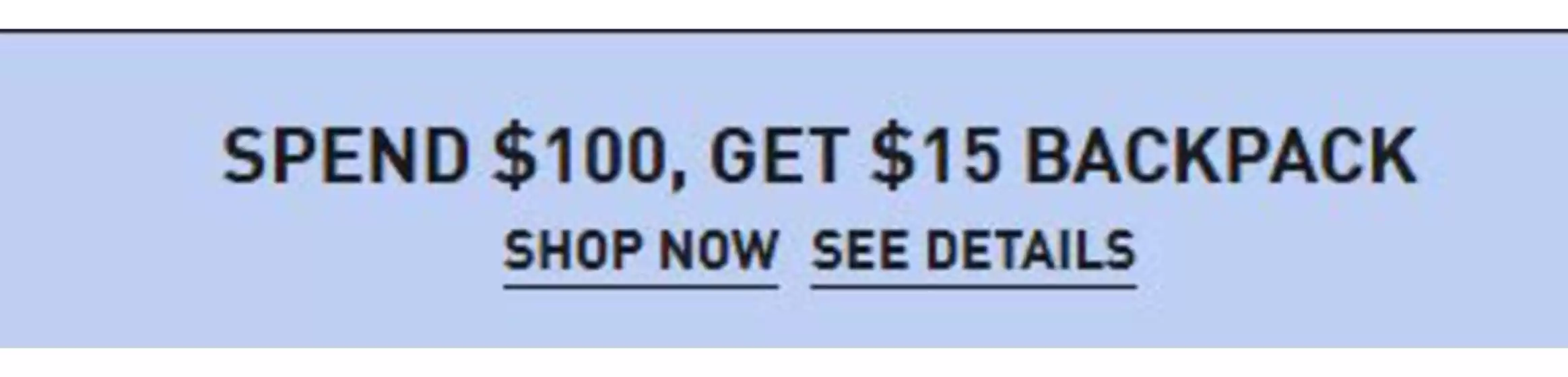 Catálogo Puma en Quijos | Spend $100 get $15 backpack | 2026-08-13T00:00:00.000Z - 2026-08-31T00:00:00.000Z