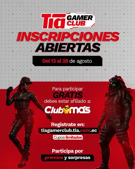Catálogo Tia | Inscripciones abiertas | 2026-08-14T00:00:00.000Z - 2026-08-28T00:00:00.000Z