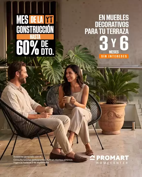 Catálogo Promart Homecenter | Mes de la construccion  | 2026-08-14T00:00:00.000Z - 2026-09-02T00:00:00.000Z