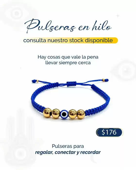 Catálogo OroCash | Puilseras en hilo | 2026-08-14T00:00:00.000Z - 2026-08-31T00:00:00.000Z