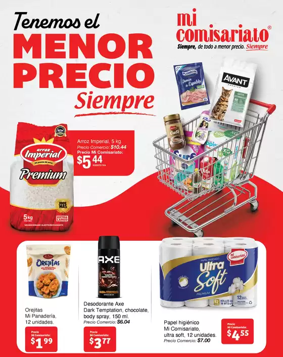 Catálogo Mi Comisariato | Ofertas y gangas exclusivas | 2026-08-14T00:00:00.000Z - 2026-08-28T00:00:00.000Z