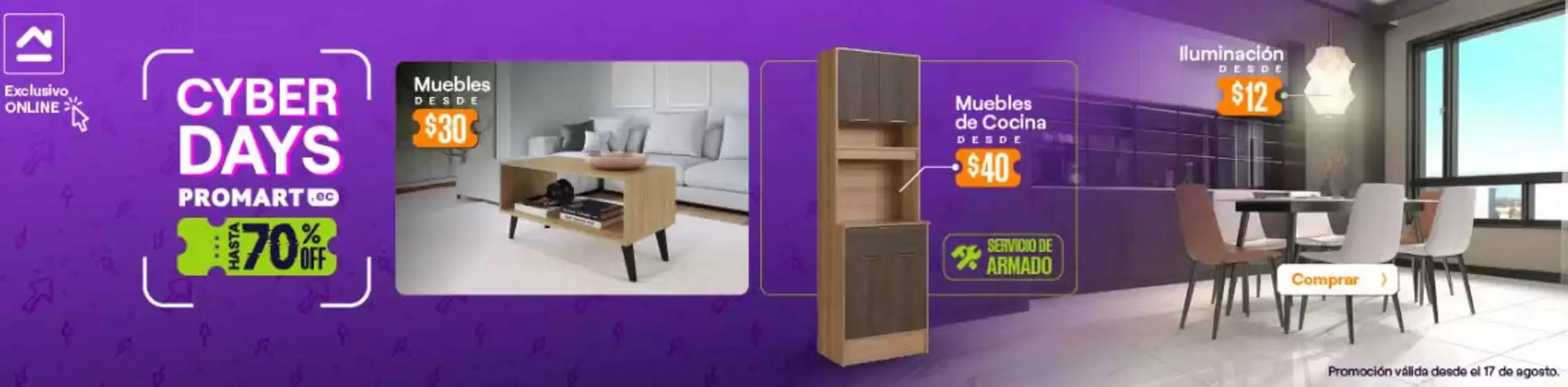 Catálogo Promart Homecenter | Cyber days | 2026-08-17T00:00:00.000Z - 2026-08-17T00:00:00.000Z