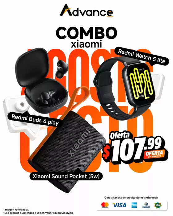 Catálogo Advance en Pasaje Canton | Combo xiaomi | 2026-08-17T00:00:00.000Z - 2026-08-31T00:00:00.000Z