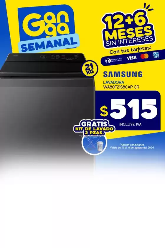 Catálogo Almacenes La Ganga | Ofertas principales para todos los clientes | 2026-08-11T00:00:00.000Z - 2026-08-19T00:00:00.000Z