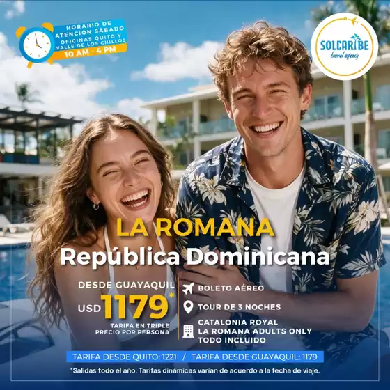 Catálogo Sol Caribe | La romana republica dominicana | 2026-08-19T00:00:00.000Z - 2026-09-19T00:00:00.000Z