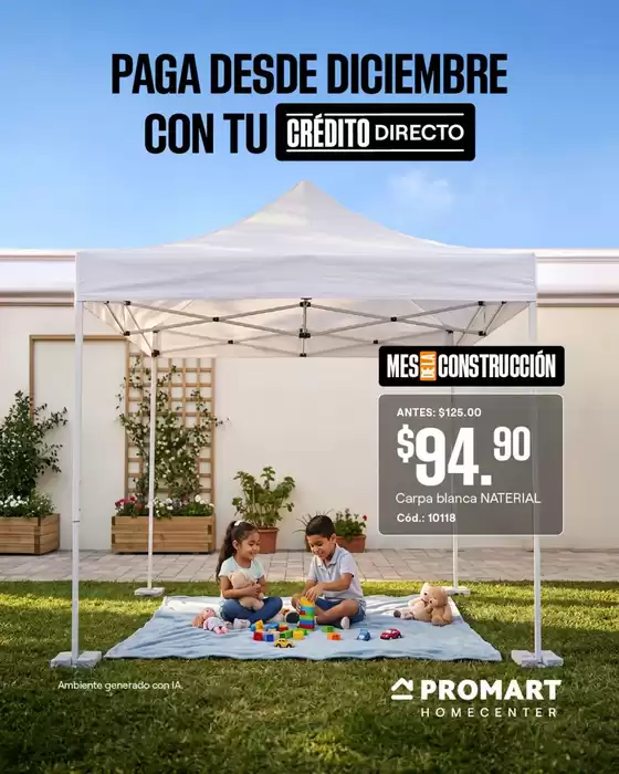Catálogo Promart Homecenter | Paga desde diciembre con tu credito directo | 2026-08-20T00:00:00.000Z - 2026-12-31T00:00:00.000Z