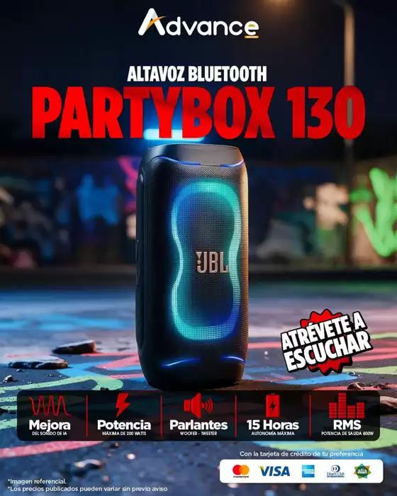 Catálogo Advance | Atrevete a escuchar | 2026-08-21T00:00:00.000Z - 2026-08-31T00:00:00.000Z