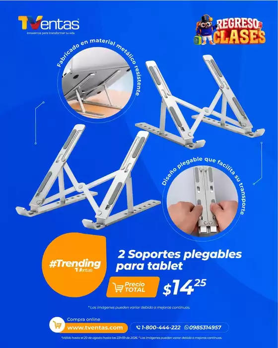 Catálogo TVentas | Ofertas y promociones actuales | 2026-08-21T00:00:00.000Z - 2026-09-04T00:00:00.000Z