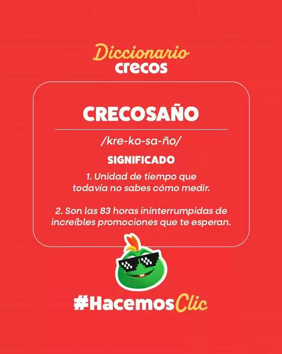 Catálogo Crecos | Ofertas principales para todos los cazadores de gangas | 2026-08-22T00:00:00.000Z - 2026-09-05T00:00:00.000Z