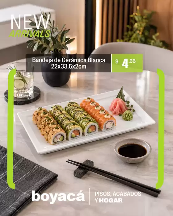 Catálogo Boyacá en Duran | Bandeja de ceramica blanca | 2026-08-24T00:00:00.000Z - 2026-09-19T00:00:00.000Z