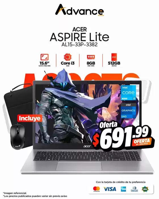 Catálogo Advance en Duran | Laptops ofertas | 2026-08-24T00:00:00.000Z - 2026-09-19T00:00:00.000Z