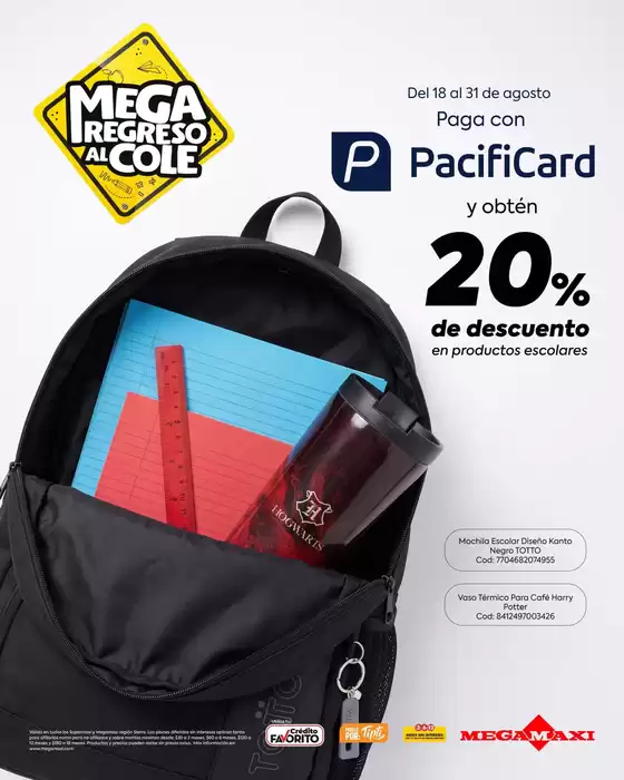 Catálogo Megamaxi | Mega regreso al cole  | 2026-08-25T00:00:00.000Z - 2026-08-31T00:00:00.000Z