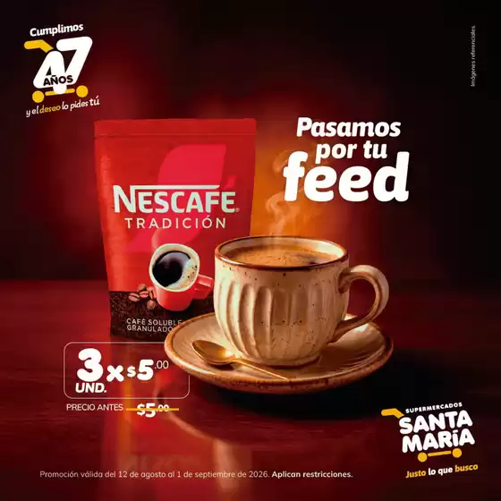 Catálogo Santa Maria | Pasamos por tu feed | 2026-08-25T00:00:00.000Z - 2026-09-01T00:00:00.000Z