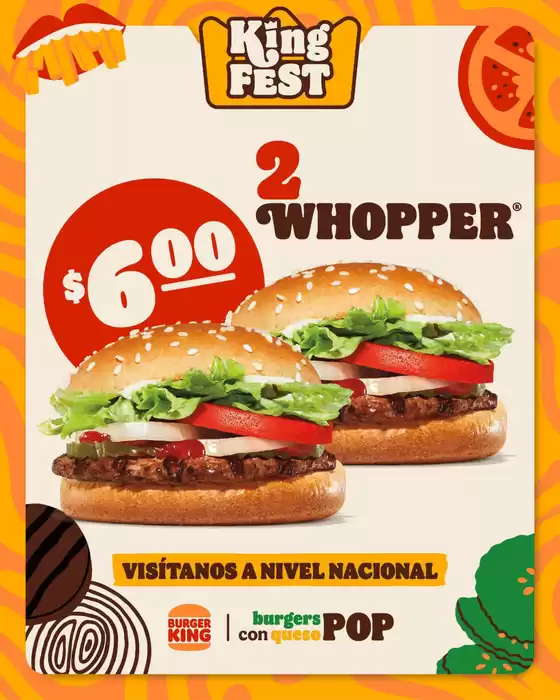 Catálogo Burger King en Samborondón | 2 whopper  | 2026-08-25T00:00:00.000Z - 2026-09-19T00:00:00.000Z