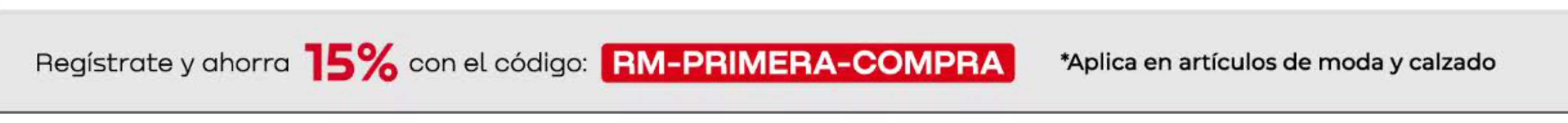 Catálogo Moda RM | Registrate y ahorra 15% | 2026-08-28T00:00:00.000Z - 2026-09-28T00:00:00.000Z