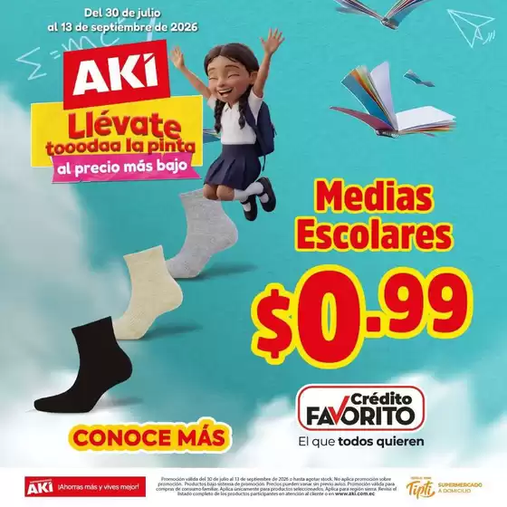 Catálogo Akí | Ofertas principales y descuentos | 2026-07-30T00:00:00.000Z - 2026-09-13T00:00:00.000Z