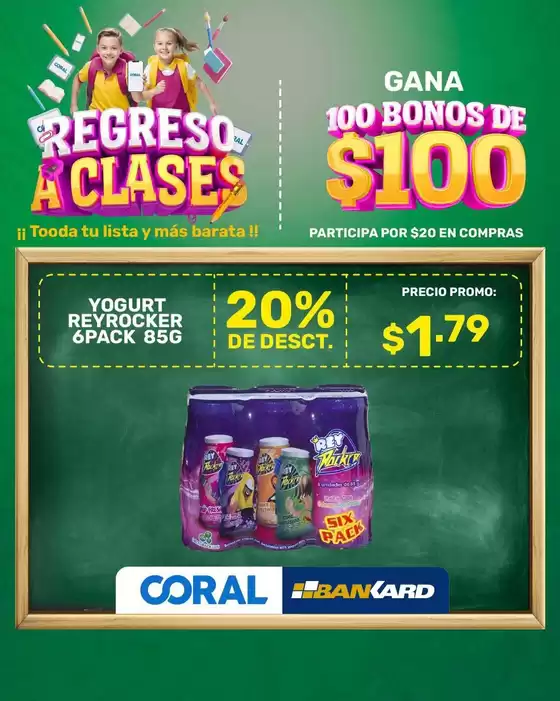 Catálogo Coral Hipermercados en Tulcán | Ofertas principales para ahorradores | 2026-08-31T00:00:00.000Z - 2026-09-14T00:00:00.000Z