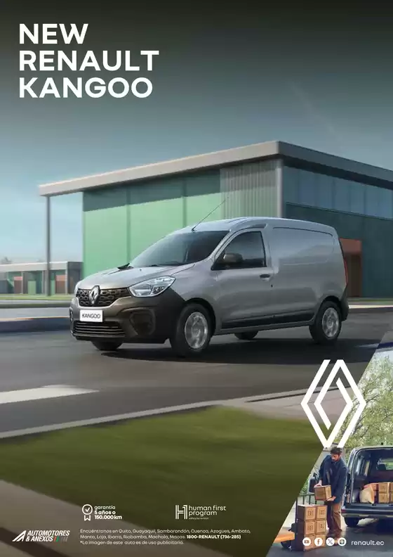 Catálogo Renault en Limon Indanza | Ficha técnica kangoo van gasolina | 2026-09-01T00:00:00.000Z - 2026-09-15T00:00:00.000Z