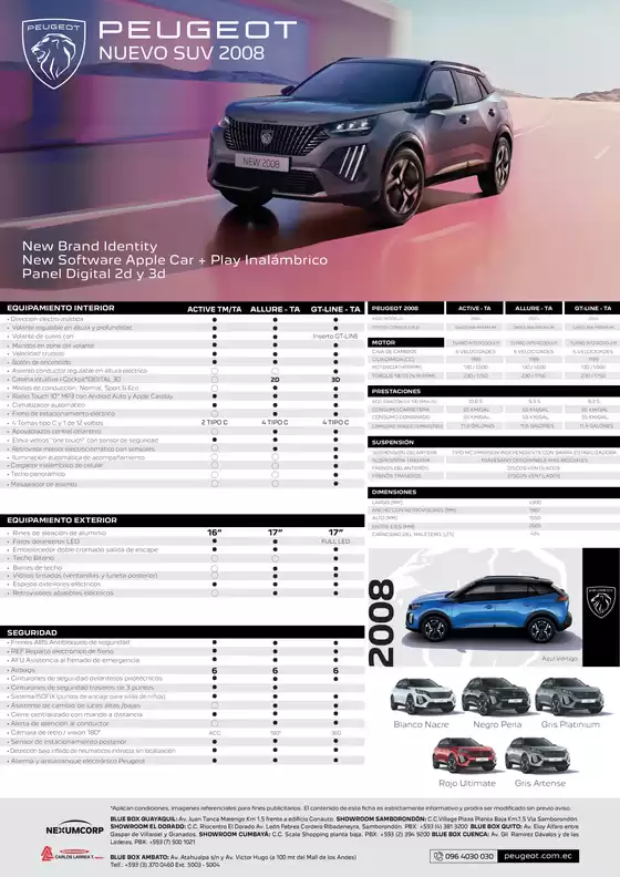 Catálogo Peugeot | Peugeot 2008 suv | 2026-09-01T00:00:00.000Z - 2026-09-15T00:00:00.000Z
