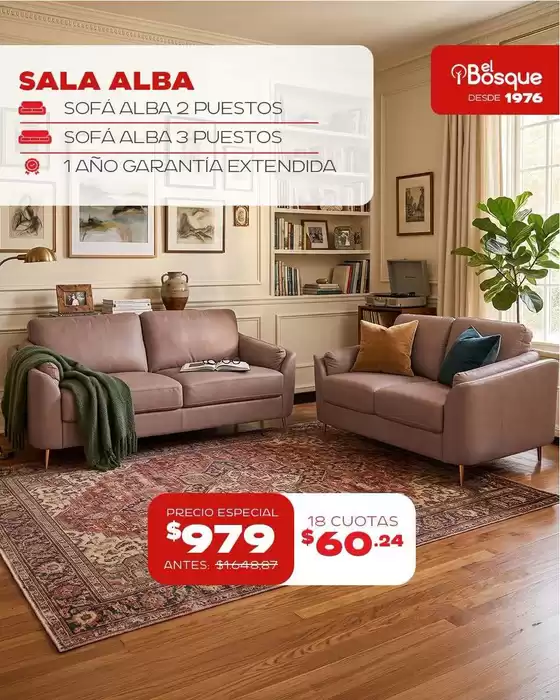 Catálogo Muebles el Bosque en Limon Indanza | Ofertas y promociones actuales | 2026-09-02T00:00:00.000Z - 2026-09-16T00:00:00.000Z