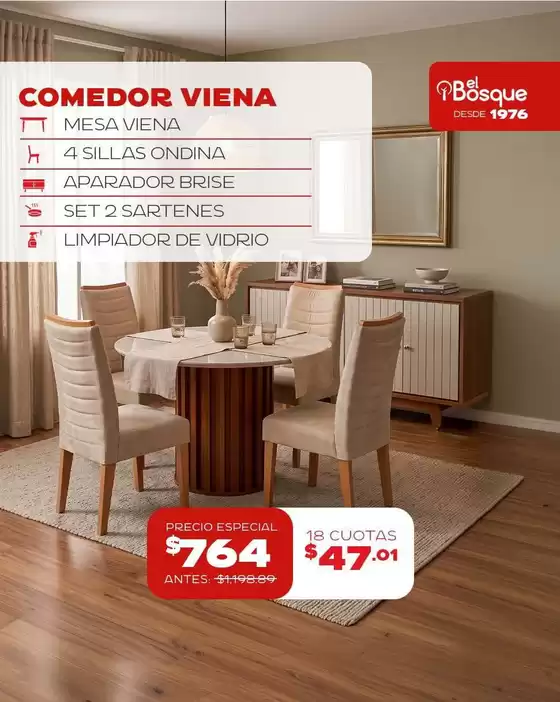 Catálogo Muebles el Bosque en Pasaje Canton | Nuevas ofertas para descubrir | 2026-09-03T00:00:00.000Z - 2026-09-17T00:00:00.000Z