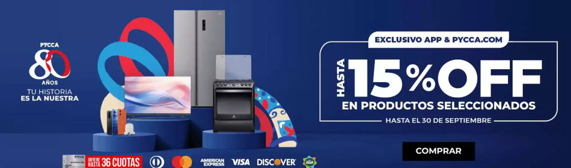 Catálogo Pycca | 80 anos tu historia es la nuestra | 2026-09-08T00:00:00.000Z - 2026-09-30T00:00:00.000Z